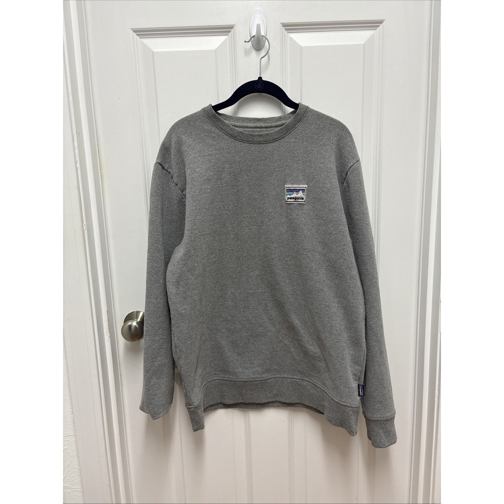 Patagonia‎ Shop Sticker Patch Uprisal Crew Sweatshirt Men's Large Gorpcore